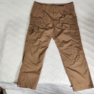 CQR Mens khaki Cargo Pants Size 40W 30L Polyester Cotton Tactical Work Outdoor‎